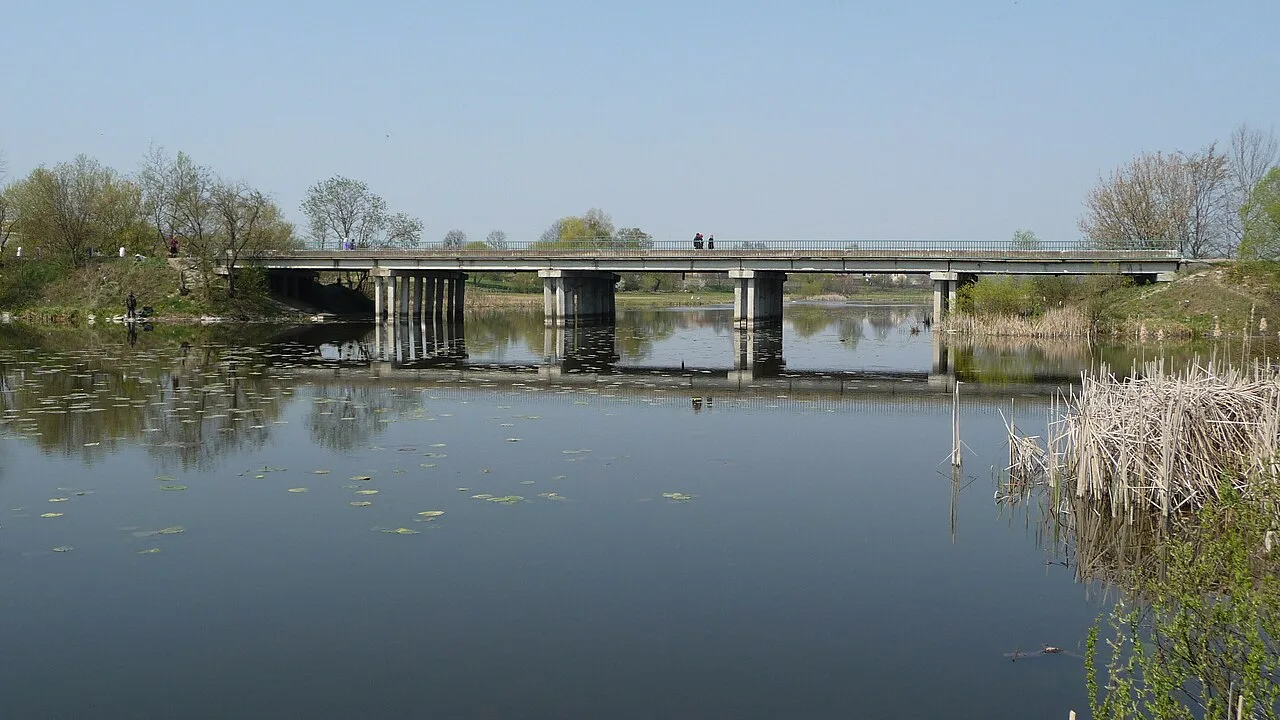 Річка Десна та міст у селі Сосонка